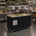 Thumbnail image #2 for 2-Series Affordable Portable Refrigerated 3-Pan Cold Food Buffet Station with Granite Wrapper and Breath Guard