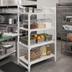 Thumbnail image #3 for Camshelving Premium 4-Tier Solid Stationary Starter Polymer Shelving Unit, 24 x 54 x 64 Inches