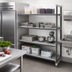 Thumbnail image #2 for Camshelving® Elements XTRA Stationary Add-On Unit — 24 in D x 72 in L x 72 in H, 4-Shelf (3 Vented + 1 Solid), Speckled Gray (480)