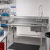 Thumbnail image #2 for Advance Tabco Straight Soil Left Dish Table with Pre-Rinse Sink, 119 Inch, 16 Gauge 304 Stainless Steel