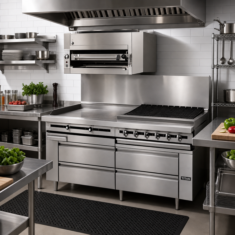 Product image #2 for Titan JMRH-36B 36" Modular Heavy Duty Gas Charbroiler