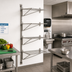 Thumbnail image #2 for Eagle Group Adjustable Post Wire Wall Mount Prepackaged End Unit for 24-Inch Deep Shelves, 63-Inch Posts, Stainless Steel