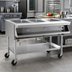 Thumbnail image #2 for Eagle Group Portable Sealed Well Electric Hot Food Table, Open Base, 3-Well, 240V