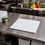Thumbnail image #2 for American Metalcraft FSLW14 14-1/2 Inch Square Faux Slate Melamine Serving Platter, White Case of 12