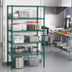 Thumbnail image #2 for Eagle Valu-Gard 5-Tier Stationary Starter Shelving Unit with QuadTruss®, 24 x 24 x 86 Inches, Green Epoxy