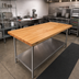 Thumbnail image #2 for John Boos 72-Inch x 30-Inch Edge Grain Maple Work Table Top with Penetrating Oil Finish