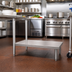 Thumbnail image #2 for Eagle Group 36-Inch x 24-Inch 18-Gauge 300 Series Stainless Steel Dishtable Undershelf