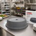 Thumbnail image #3 for Cambro Versa Camcover Round Fiberglass Plate Cover, 9-9/16 Inch Inside Diameter, Granite Gray