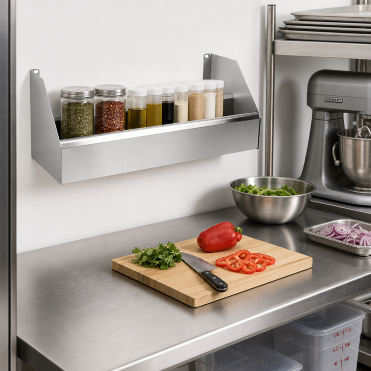Product image #2 for CHOICE 26-Inch Double Stainless Steel Speed Rail with Keyhole Mount
