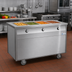 Thumbnail image #2 for Randell Mobile Electric Hot Food Table with 4 Sealed Wells and Enclosed Base, 60 x 30 Inches