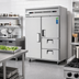 Thumbnail image #2 for Everest ESWQ2D2 Two-Section Reach-In Dual Temperature Refrigerator/Freezer Combo, 39/13 Cu. Ft.