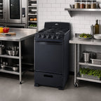 Thumbnail image #3 for Summit Commercial Summit Appliance RG201B 20-Inch Freestanding Commercial Gas Range with 2.3 Cu. Ft. Oven, Broiler, and Sealed Burners