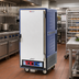 Thumbnail image #2 for Metro C5 3 Series Mobile 3/4 Height Combination Heated Holding and Proofing Cabinet with Full-Length Solid Doors, Lip Load Slides, and Blue Insulation Armour