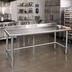Thumbnail image #2 for Eagle Group Spec-Master Marine Series Stainless Steel Work Table with 4-1/2-Inch Backsplash, 120 x 24 Inches