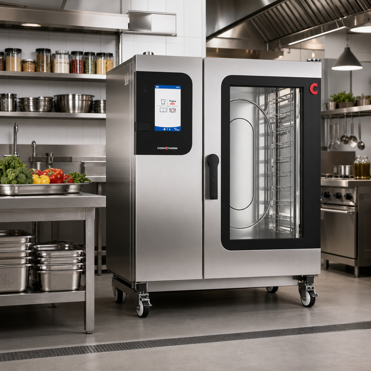 Product image #2 for Convotherm Maxx Pro C4ET10.10EB-N DD Single Electric Boiler Combi Oven/Steamer with 11 Half-Size Pan Capacity and Disappearing Door