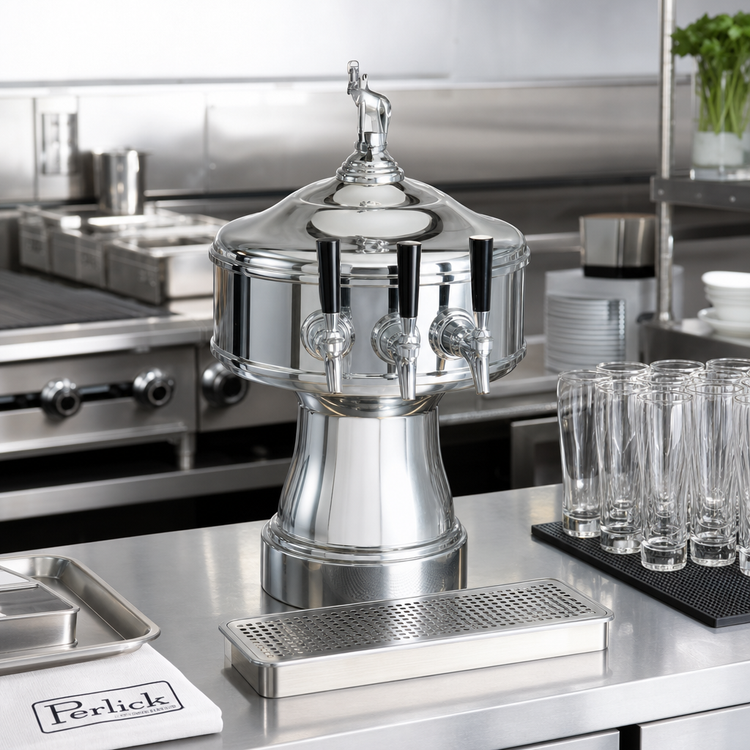 Product image #2 for Perlick Gambrinus 3-Faucet Countertop Glycol-Cooled Draft Beer Tower