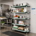 Thumbnail image #2 for Quantum 5-Shelf Solid Stainless Steel Shelving Starter Kit, 42