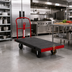 Thumbnail image #2 for Rubbermaid Commercial Products Towable Platform Truck with 30 x 60 Inch Deck, 2,500 lb Capacity, Black Powder-Coated Steel