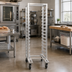 Thumbnail image #2 for Channel Manufacturing LPNB-10 Lo Profile Nesting Aluminum Bun Pan Rack, End Load, 10-Pan Capacity