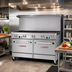 Thumbnail image #2 for Southbend Ultimate 60-Inch Gas Restaurant Range with 10 Open Burners and 2 Convection Ovens