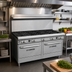 Thumbnail image #2 for Southbend Ultimate 60-Inch Gas Restaurant Range with 10 Open Burners and 2 Convection Ovens