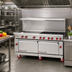 Thumbnail image #2 for American Range ARGF-36G-C Green Flame 36-Inch Gas Griddle Range with Convection Oven Base