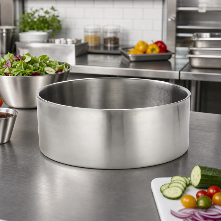 Product image #2 for American Metalcraft 16-Inch Satin Finish Double-Wall Stainless Steel Round Serving Bowl