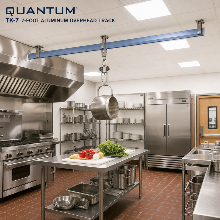 Product image #2 for Quantum TK-7 7-Foot Aluminum Overhead Track