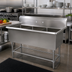 Thumbnail image #2 for John Boos Pro-Bowl 3-Compartment Stainless Steel Sink with 10-Inch Boxed Backsplash