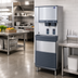 Thumbnail image #2 for Follett Symphony Plus 50FB414W-S Freestanding Ice and Water Dispenser with 425 lb. Chewblet Ice Production
