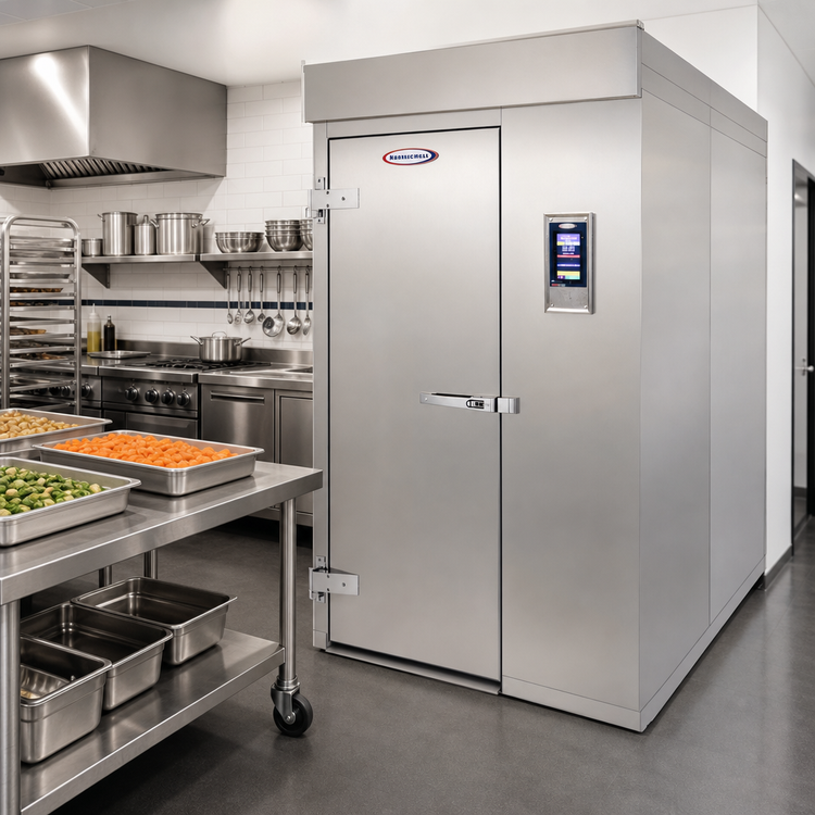 Product image #2 for HURRiCHiLL AP26BCF-2T Dual Trolley Modular Roll-In Blast Chiller & Shock Freezer