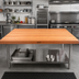 Thumbnail image #2 for John Boos Boos Block American Cherry Edge Grain Kitchen Countertop, 120 x 48 x 3 Inch, Varnique Finish