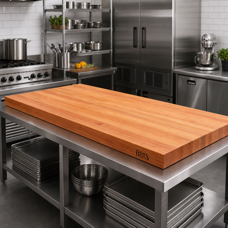 Product image #2 for Boos Block American Cherry Edge Grain Kitchen Countertop, 72 x 48 x 3 Inches, Penetrating Oil Finish