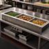 Thumbnail image #2 for Vollrath Short-Side 3-Pan Drop-In Hot Well with Infinite Controls, Autofill, and Manifold Drain