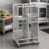 Thumbnail image #2 for Channel Manufacturing 421A3 Double Section Aluminum Cafeteria Tray Rack, 36