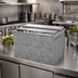 Thumbnail image #2 for Top Shelf Drop-In Ice Chest with 2-Piece Sliding Cover, 35 lb Capacity