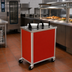 Thumbnail image #2 for Atlas Metal MEPD3H-5 Heated Mobile Three-Tube Plate Dispenser