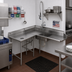 Thumbnail image #2 for Eagle Group Corner Soiled Dishtable with Pre-Rinse Sink, 16/430 Stainless Steel, Left-to-Right