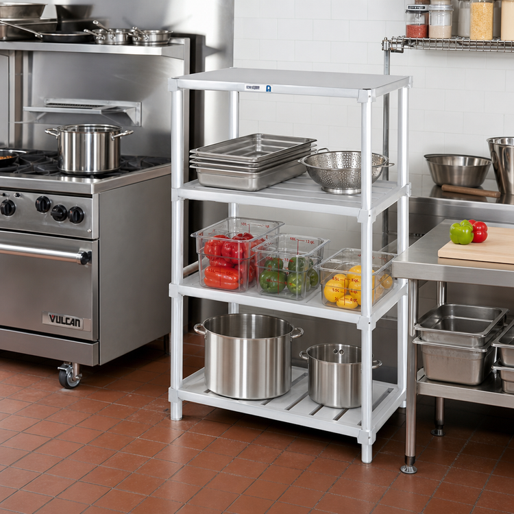 Product image #2 for Channel Manufacturing 54 x 20 Inch Solid Adjustable Aluminum Shelf