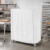 Thumbnail image #2 for Metro Waterproof Vinyl-Nylon Coated Cart Cover for 48 x 24 x 62 Queen Mary/Banquet Cart