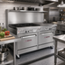 Thumbnail image #2 for Southbend Ultimate 60-Inch Gas Restaurant Range with 4 Burners, 36-Inch Griddle, Standard Oven, and Cabinet Base