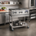 Thumbnail image #2 for Imperial Pro Series 36-Inch Gas Countertop Hot Plate with 6 Open Burners