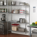 Thumbnail image #2 for Metro Super Erecta 4-Shelf Chrome-Plated Wire Shelving Add-On Unit, 36W x 21D x 63H