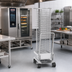Thumbnail image #2 for RATIONAL 20-Half-Size Mobile Oven Rack, 20 U Rails, 2-1/2 Inch Spacing