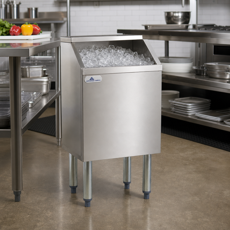 Product image #2 for Advance Tabco Replacement 10-Inch Galvanized H-Legs for 16-Inch Deep Ice Bin Units