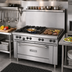 Thumbnail image #2 for Garland US Range U36-4G12S 36-Inch Gas Restaurant Range with 4 Open Burners, 12-Inch Griddle, and Storage Base