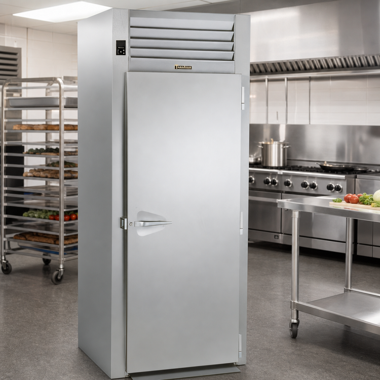 Product image #2 for Traulsen Spec-Line R Series Standard-Depth Roll-In Heated Holding Cabinet, 1 Section, Full-Height Solid Door, 66" Rack Capacity