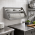 Thumbnail image #2 for Wall-Mounted Slanted Tubular Dishrack Sorting Shelf, 82 x 18 x 12-1/4 Inches