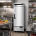 Thumbnail image #3 for Atosa 27-Inch One-Section Reach-In Refrigerator, Bottom-Mount Self-Contained, Solid Left-Hinged Door, 19.1 Cu. Ft.