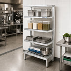 Thumbnail image #2 for Channel Manufacturing BC2048 T-Bar Cantilever Shelf, Aluminum, 45.38"W x 21"D x 2.5"H